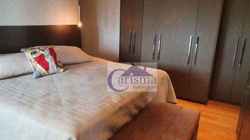 Imagem 9 de 28 de Apartamento Com 3 Dormitórios, Sendo 1 Suíte, Para Alugar, 120 M² Por R$ 6.000/mês - Campestre - Santo André/sp - Ap3931