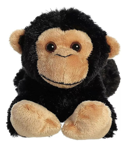 Peluche Aurora Chimpancé Cory Color Negro