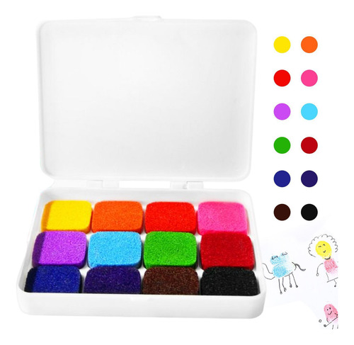 Almohadillas De Tinta Multicolor Almohadillas De Tinta De Es