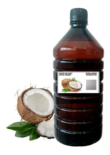 Aceite De Coco Extra Virgen - 1 Litro Materia Prima 