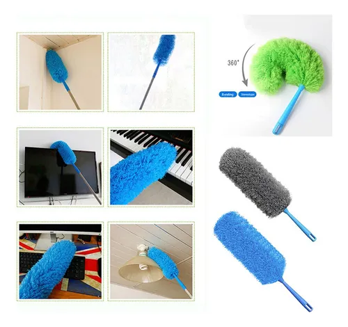 Plumero Para Hogar Limpieza En Microfibra Quita Polvo