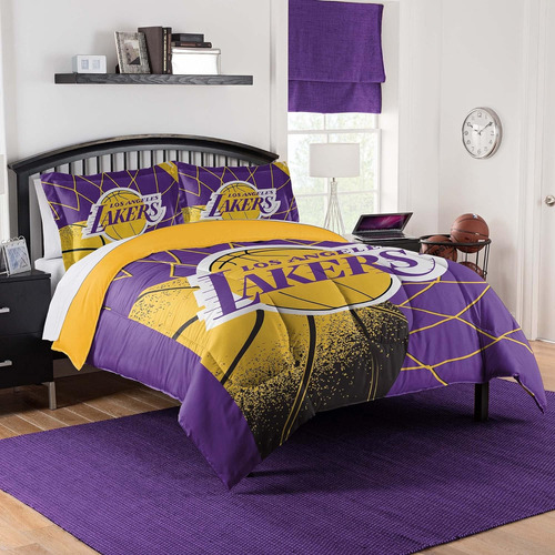 Set De Edredón Y Funda De Almohada Nba Angeles Lakers ...