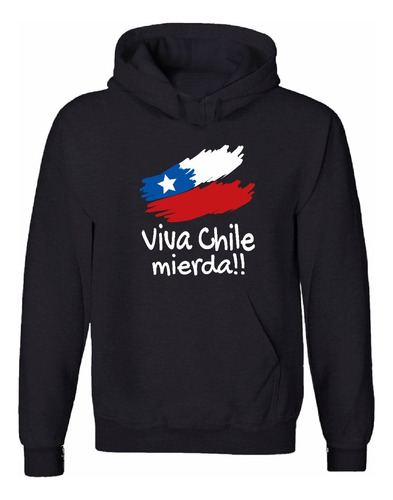 Polerón Estampado Diseño Fiestas Patrias Viva Chile