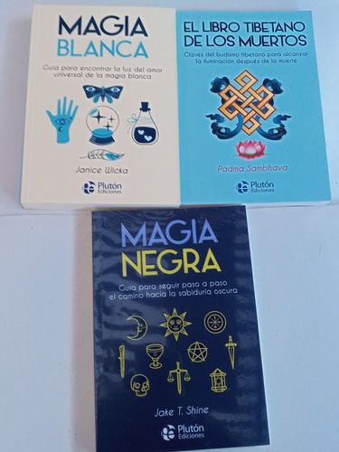 Magia Blanca/tibetano De Los Muertos/magia Negra.pack3 Obras