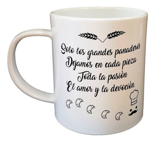 Taza De Plastico Frase Panadero Solo Los Grandes Diseño