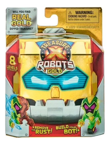 Treasure X Robot Gold Muñecos Sorpresa Colecionables 