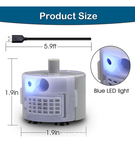 Accesorio Para Fuente De Agua Cat Sma-800 De Bajo Ruido