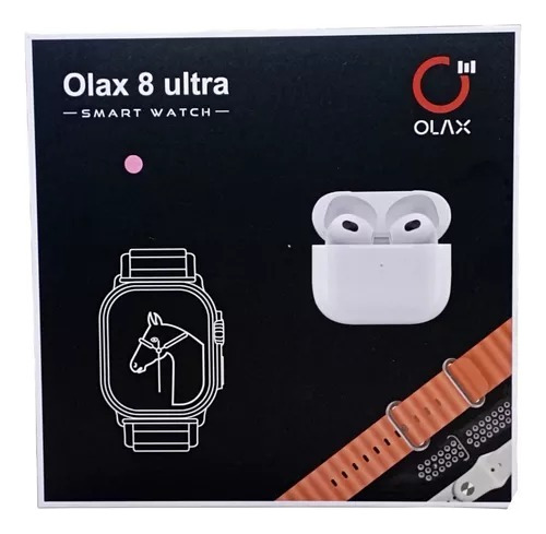 Reloj Smart Watch Inteligente Audifonos Olax X8 Ultra 