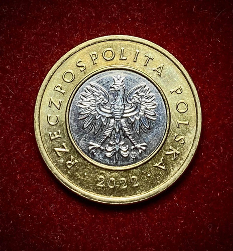 Moneda 2 Zlote Polonia 2022 Bimetalica Y 283