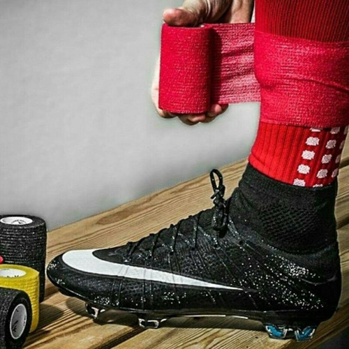 Combo Medias Fútbol Fox Socks Para Canilleras Blancas Zorro