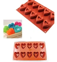 Comprar Molde De Silicon Corazón Jabones Velas Repostería