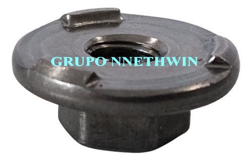 2000 Tuerca D Soldadura N104723 Hexagonal M6 1.0 10x7x18.5mm