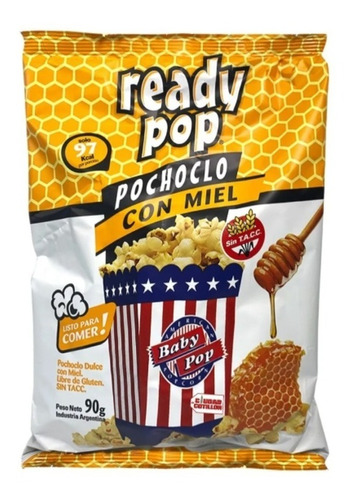 Pochoclo Ready Pop 90g Miel (pack X5u) Barata La Golosineria