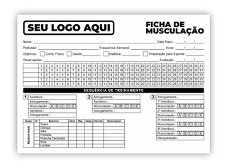Modelo De Ficha De Treino Para Academia Modelo De Ficha De Treino Para Academia