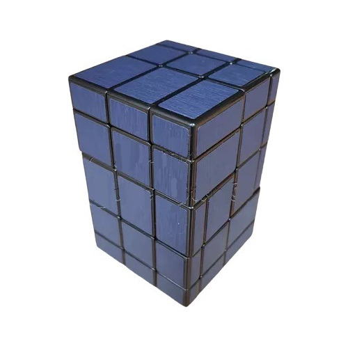 Mirror Siamés Bloque 3x3 Modificado Cubo Rubik Qiyi - Azul 