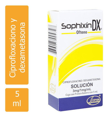 Sophixin Dx Ofteno 3mg/1mg/ml Caja Con Frasco Gotero Con 5 M