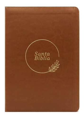 Biblia Rv60 De Referencia Letra Gde Café I/piel Zíper Índice