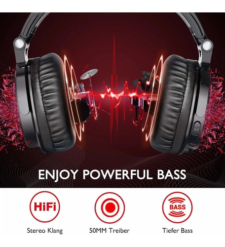 Auriculares Oneodio Pro-m Bluetooth 5.2/inalámbrico