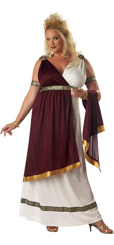 Disfraz De Emperatriz Romana Talla Grande 3x