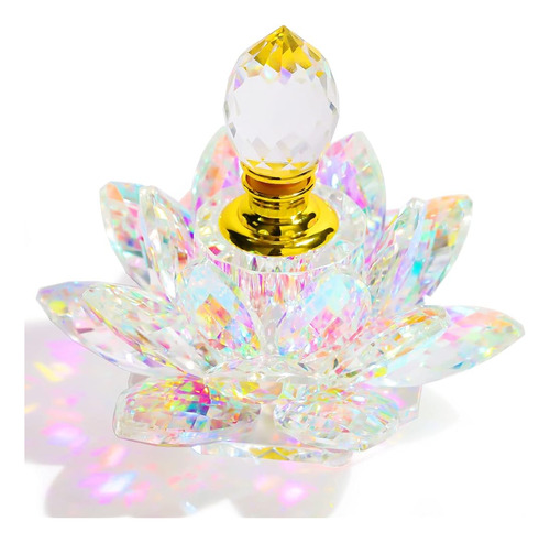 Ywhl Pequeño Frasco De Perfume Vacío Vintage De Cristal Colo