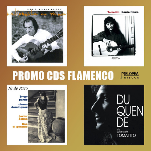 Imagen 1 de 5 de Pack 4 Cds Flamenco