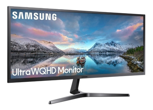 Monitor Samsung S34J550WQL led 34.1" azul oscuro y gris 100V/240V