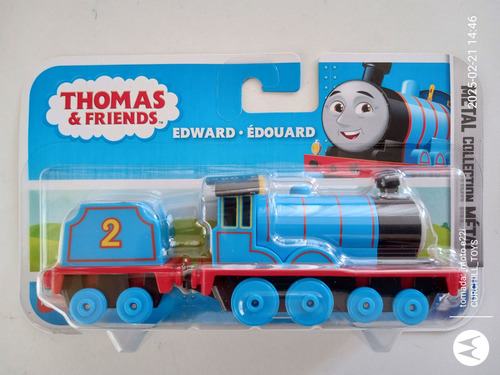 Thomas & Friends Tren Edward Con Vagon Push Along De Metal