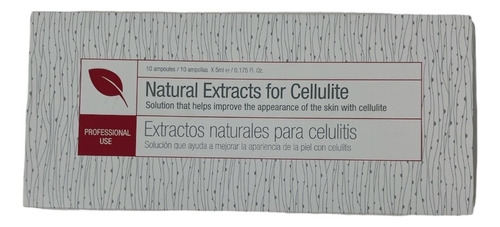 Ext. Nat. Para Celulitis 10x5ml - mL a $1760