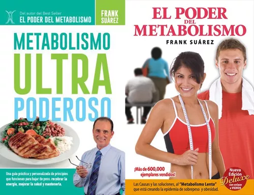 2 Libros Poder Del Metabolismo Y Ultra Frank Suárez Original
