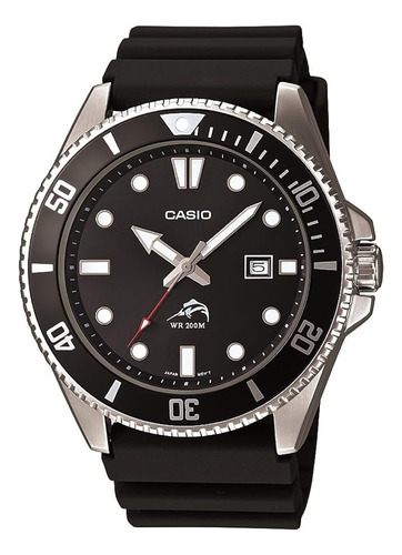 Reloj Analógico Casio Mdv106-1av 200m Duro Para Hombre, Negr