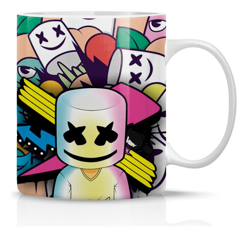 Taza/tazon/mug Dj Marshmello Música Electrónica D2