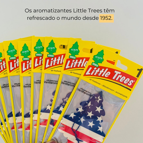 5 Uni Little Trees con olor a vainilla a coche