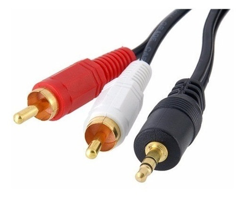 Cable Audio Mye Rca 2 A 1 3.5mm 1.5m Longitud