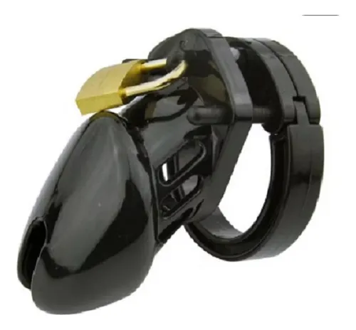 Jaula Castidad Short Black  Con Candado Atrapa Pene  Cb 6000