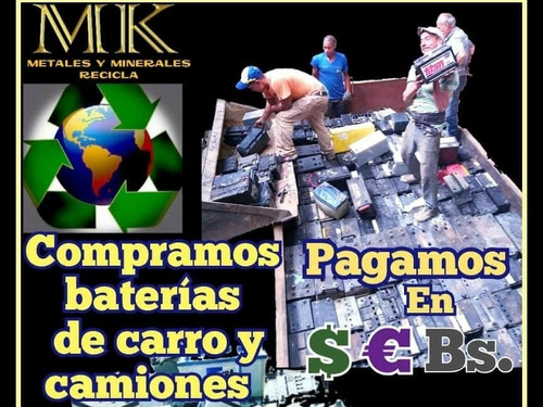 Imagen 1 de 4 de Compro Baterías Malas De Carros, Camiones, Barcos.