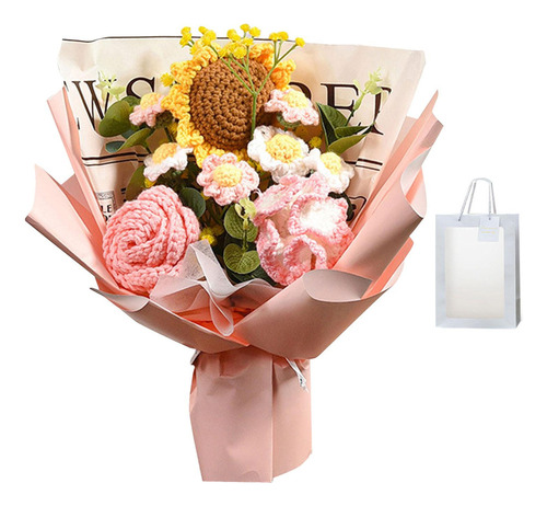 Aplicável A Ramo De Flores De Ganchillo Para Regalar,