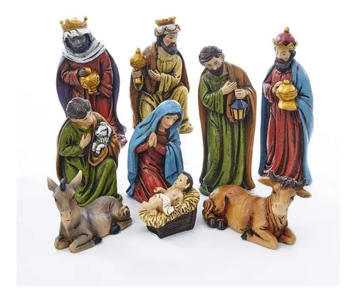 Pesebre Navideño De Resina De 9 Piezas - Kurt Adler