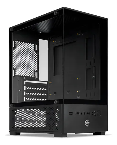 Gabinete Gamer Tgt Legion, Mini-tower, Lateral De Vidro Preto