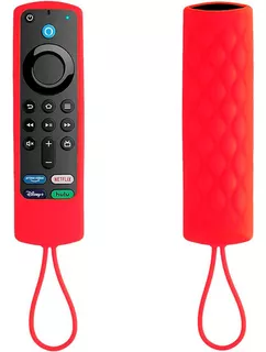 Funda Protectora Para Control Amazon Fire Tv Stick Rojo