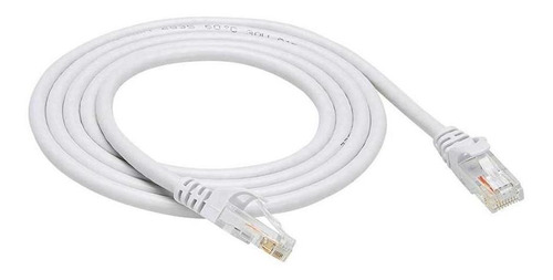 Cable De Red Rj45 Cat6 Blanco 3mts. X 6 Unidades. 