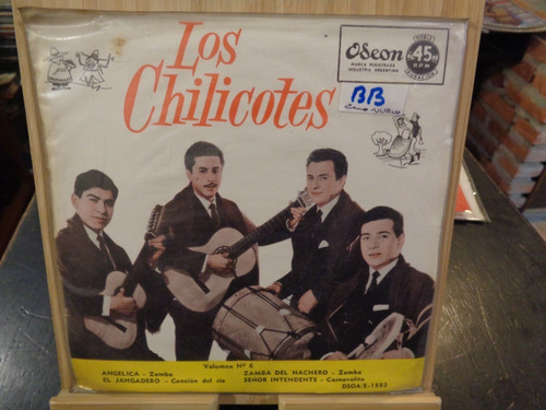 Los Chilicotes Vol. 6 Vinilo Simple Ep F Odeon Folklore