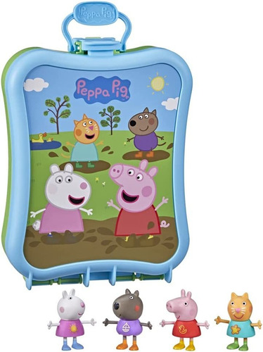 Peppa Pig Set Juego De Mochila De Transporte
