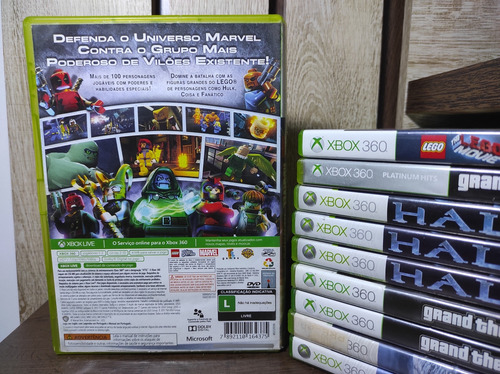 Jogo Lego Marvel Super Heroes Original Xbox 360 - M Fisica (Usado)