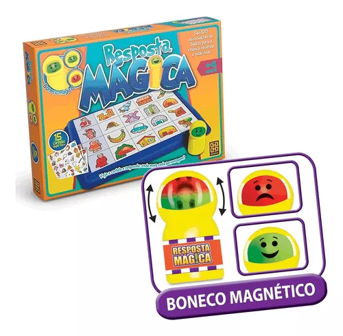 Jogo Educativo Infantil Resposta Magica Crianças Tabuleiro