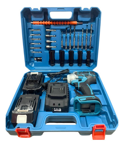Llave De Impacto Con Accesoriso 128v