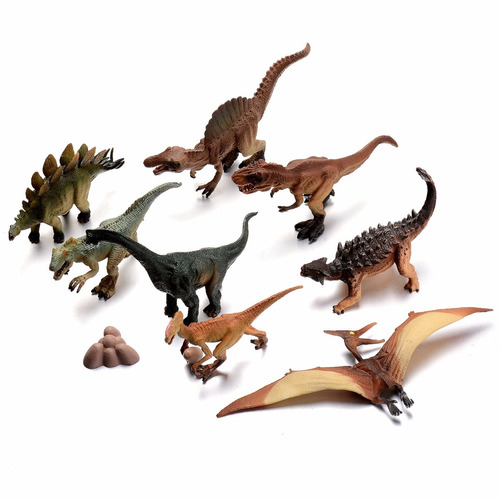 Set De Dinosaurios De Juguete Muñecos T Rex Niño Niña