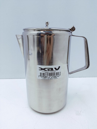 Jarra Lechera Leche Cafetera Cafe Acero C/tapa 2 Hitech 9138