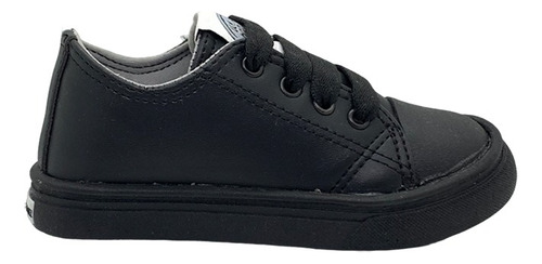 Zapatillas Niño Niña Pu Negro Negro Urbana Unpasitoalavez