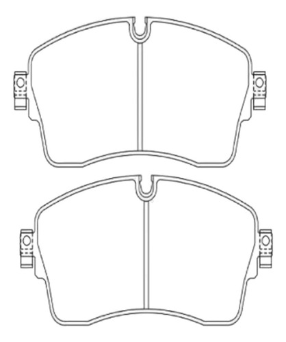 Pastilha De Freio Dianteira Defender 2020 A 2023