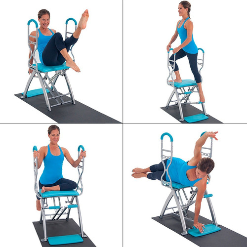 Pilates Pro Chair Silla De Entrenamiento Personal - Azul